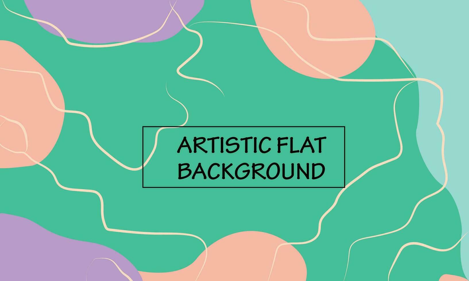A creative and awesome abstract hand drawn and curve background design vector