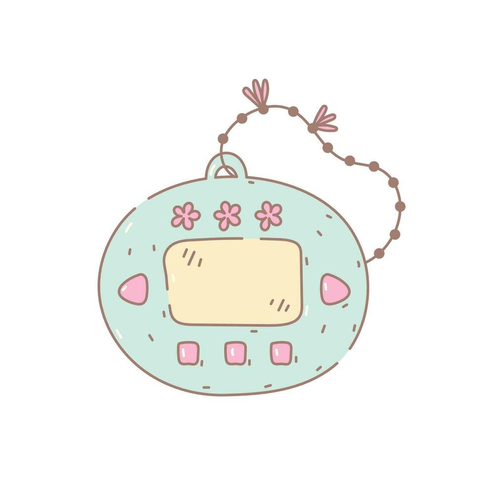 Tamagotchi vector illustration