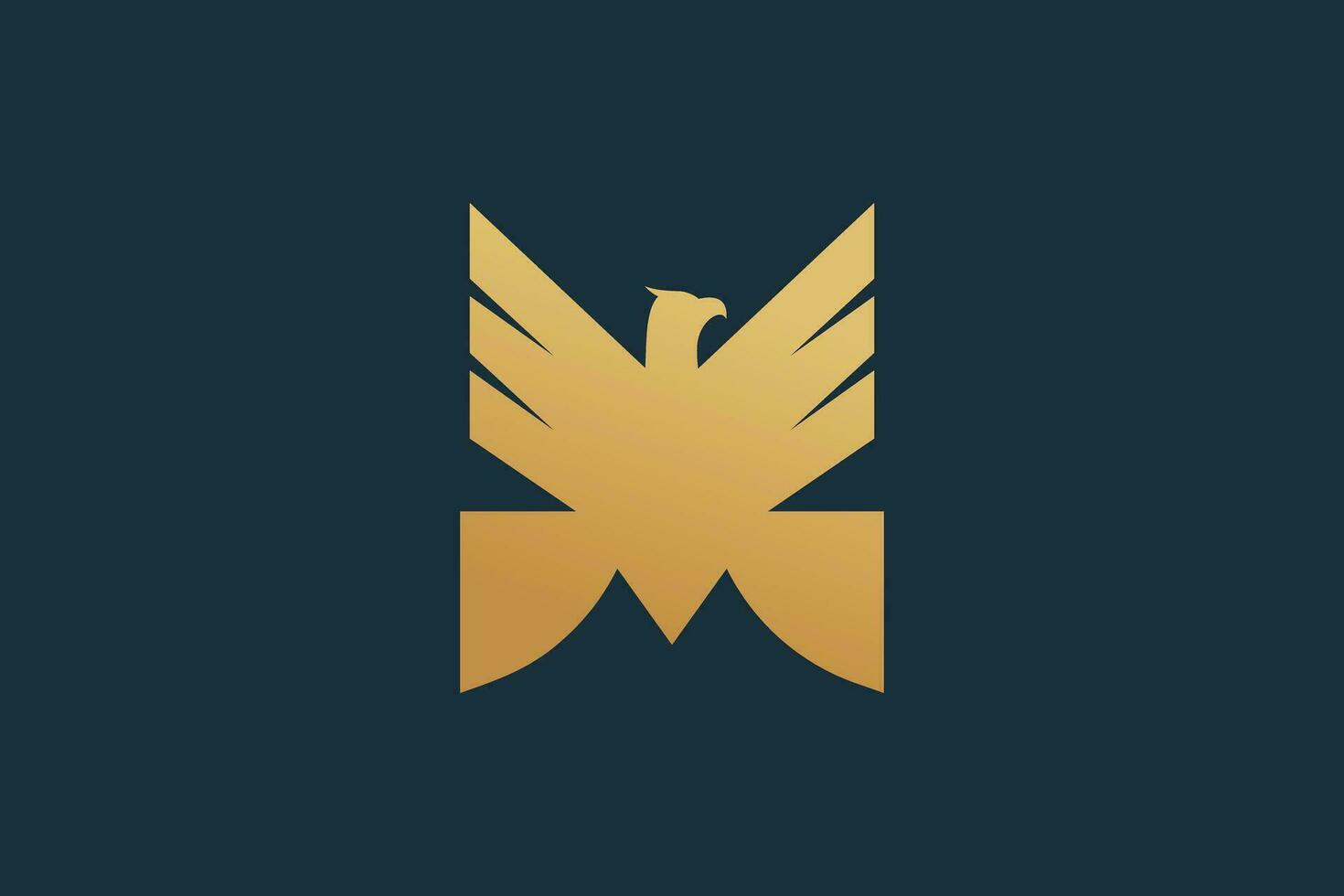 águila logo vector con moderno concepto creativo único diseño