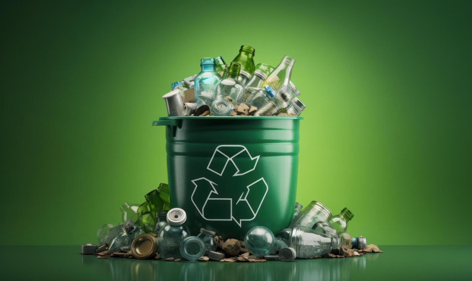 Recycling Concept, Recycle Sign for Ecological Zero Waste Lifestyle. photo