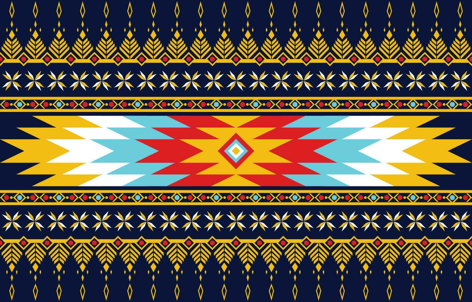 American vector pattern. Colorful seamless geometric pattern. Ethnic vector illustrator texture.