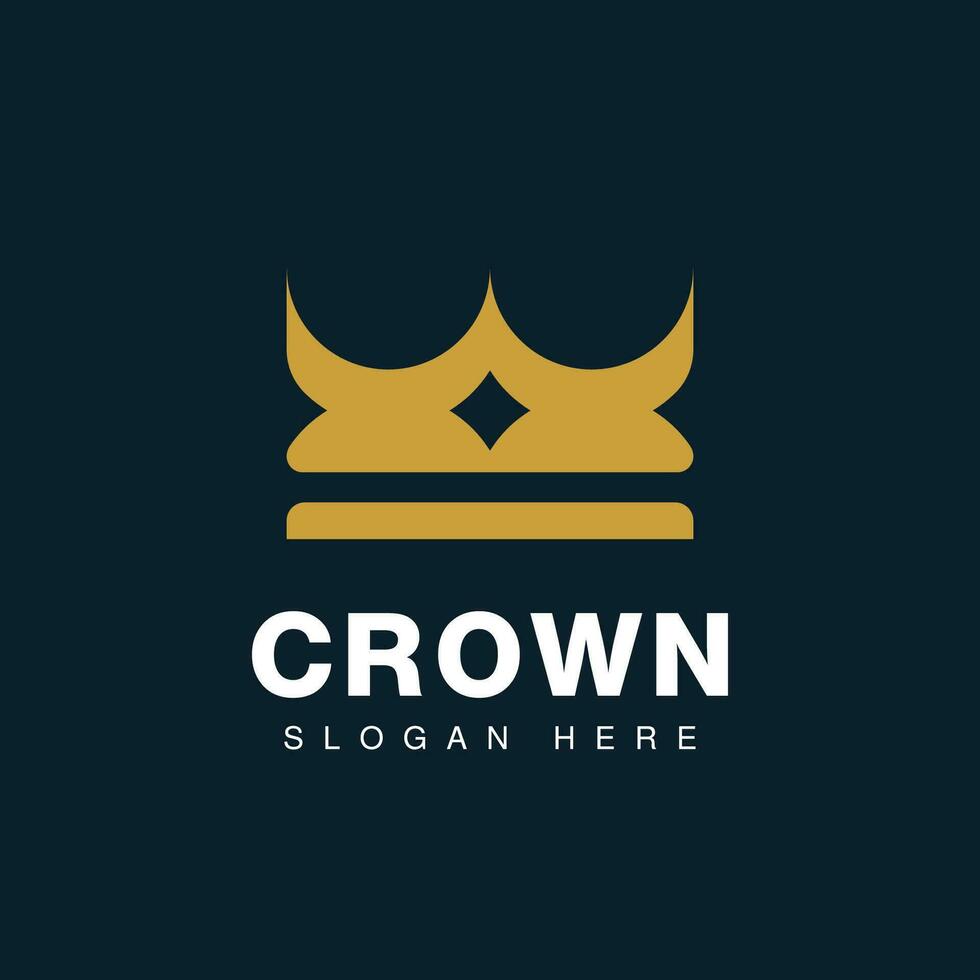 Crown Logo Royal King Queen vector symbol