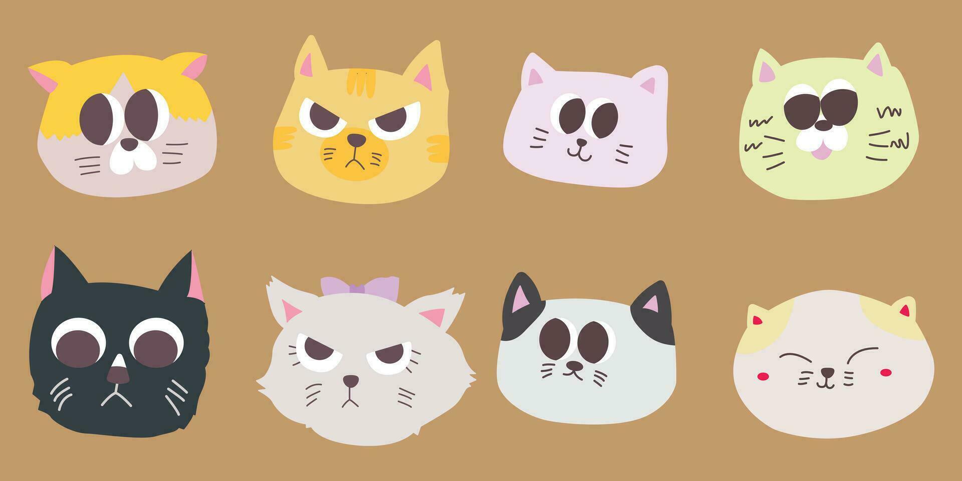 gatito , gato , varios gato , gatito vector