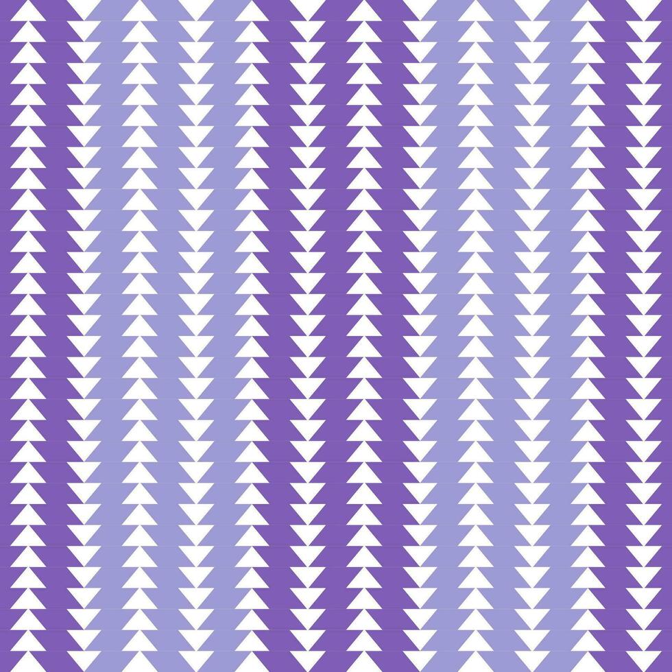 Dark purple and light purple seamless pattern, there are triangles arranged in rows on alternating sides. vector