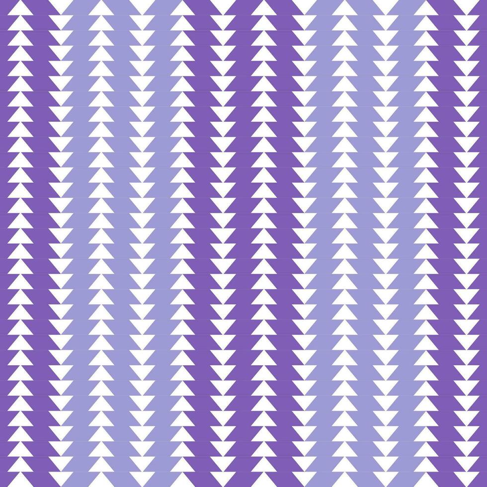 Dark purple and light purple seamless pattern, there are triangles arranged in rows on alternating sides. vector