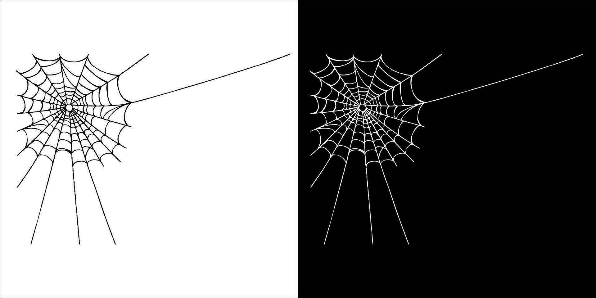 ilustración, vector gráfico de araña icono, en negro y blanco, con transparente antecedentes