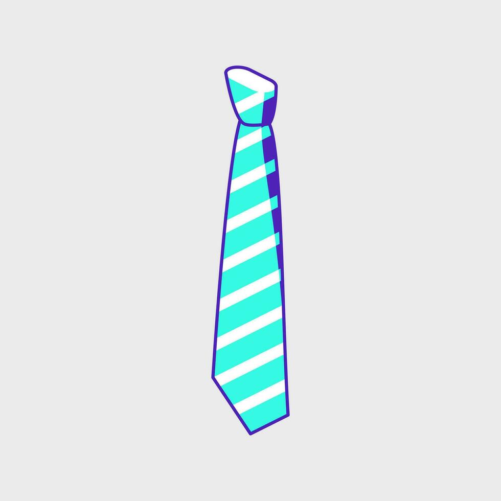 Tie isometric vector illustration