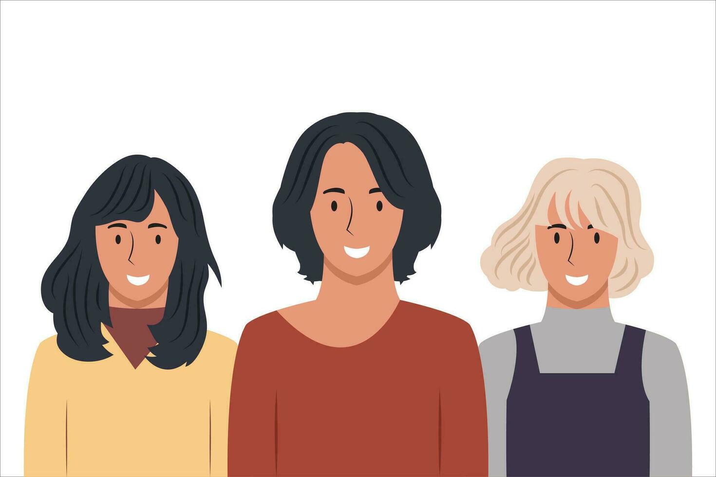 Teamwork people. Flat Design Animation Showcasing Collaborative Excellence. vector