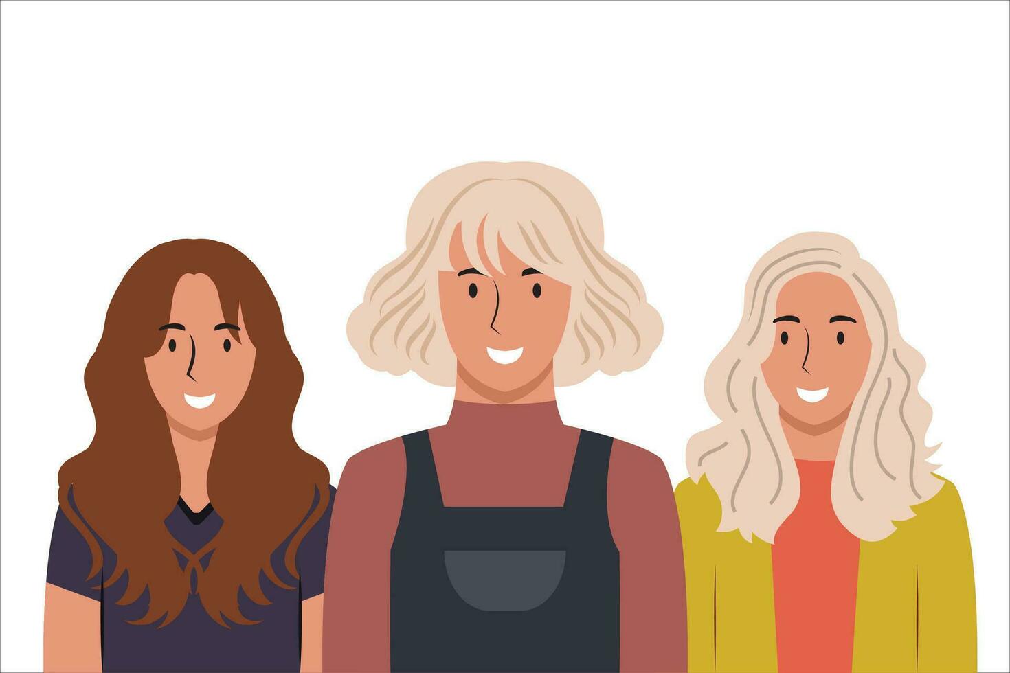 Teamwork people. Flat Design Animation Showcasing Collaborative Excellence. vector