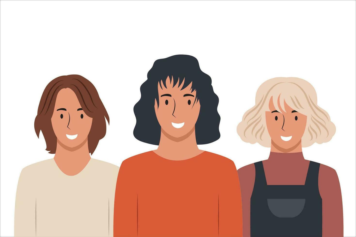 Teamwork people. Flat Design Animation Showcasing Collaborative Excellence. vector