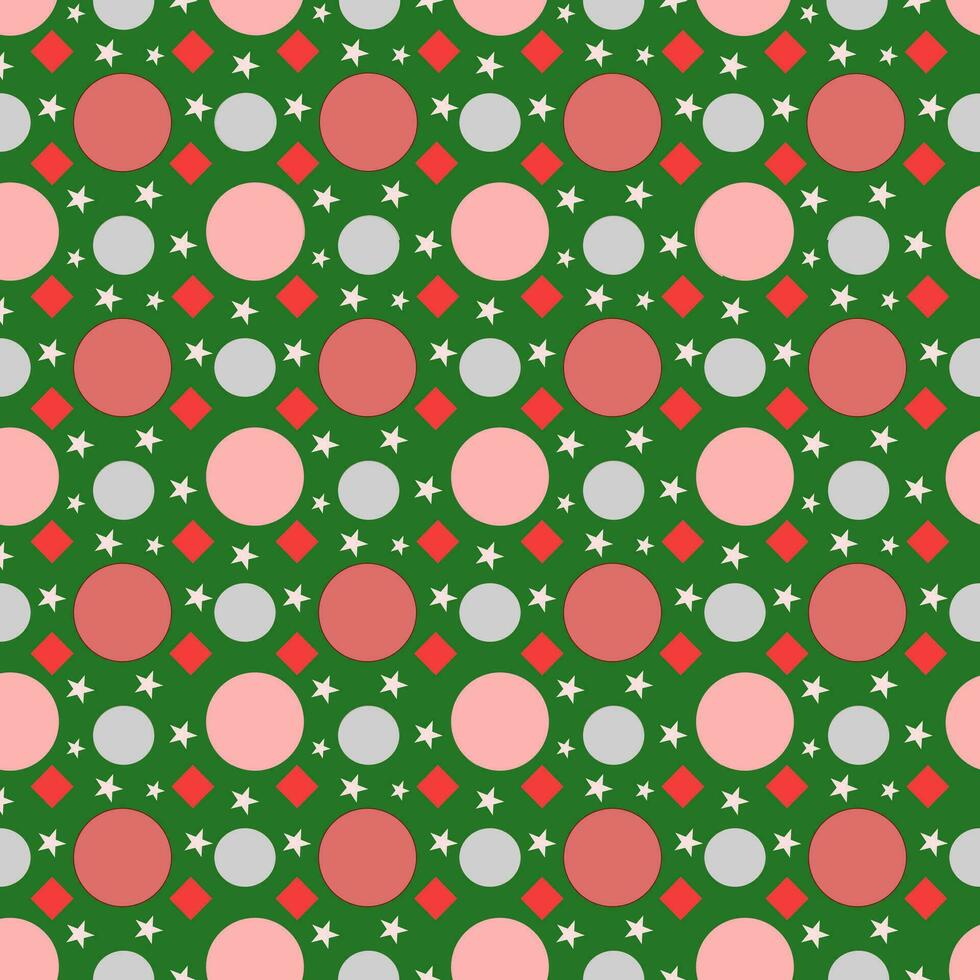 seamless background with circles vector