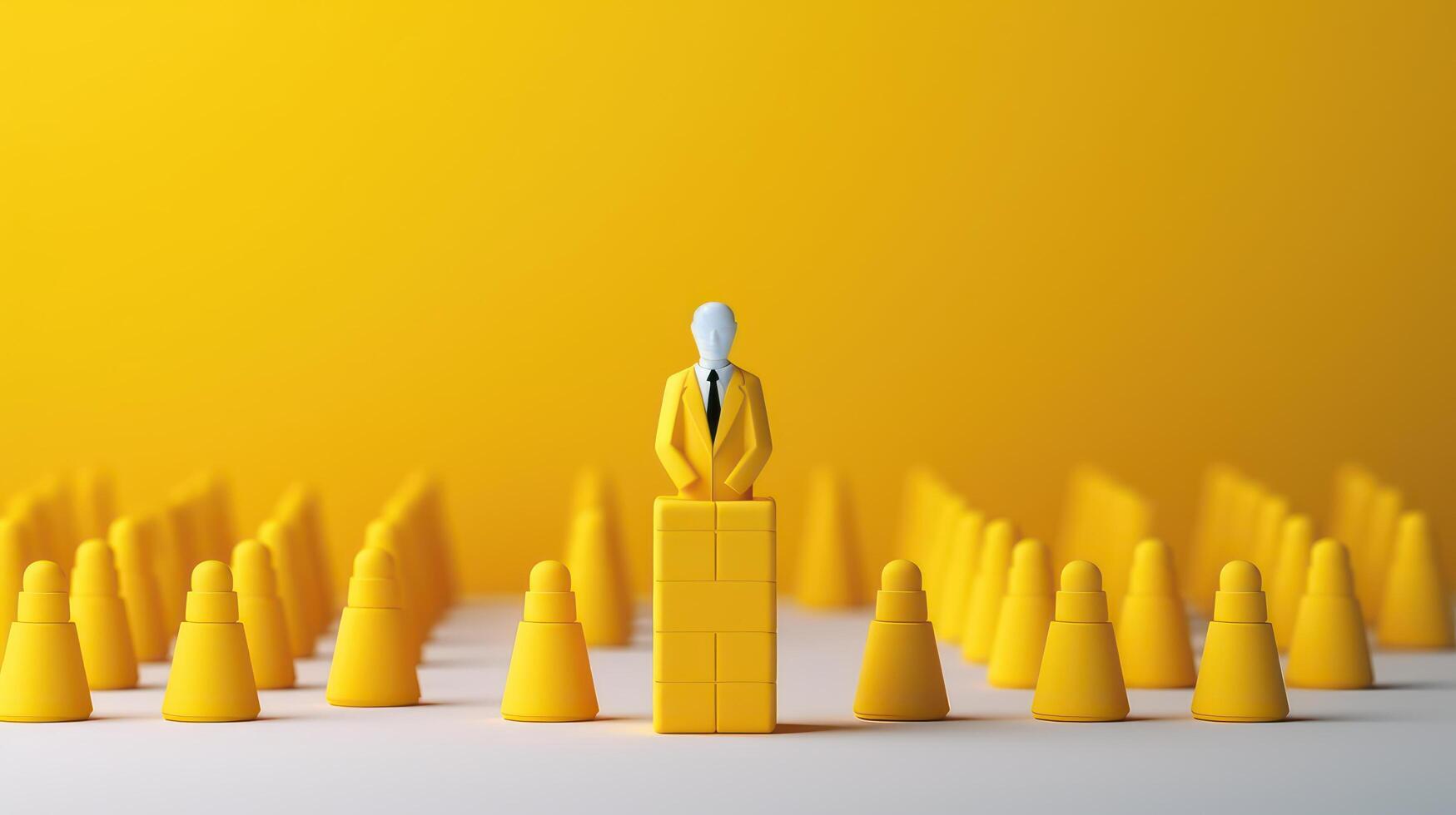 Business Leadership Concept, Teamwork Together Collaboration, Human Resources Management. photo