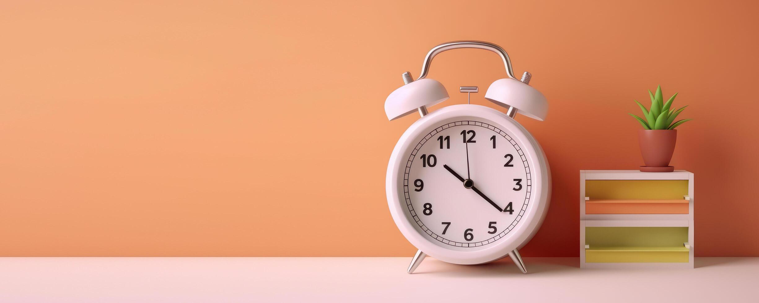 Realistic Clock with Copy Space Time Management and Self Organization Concept. photo