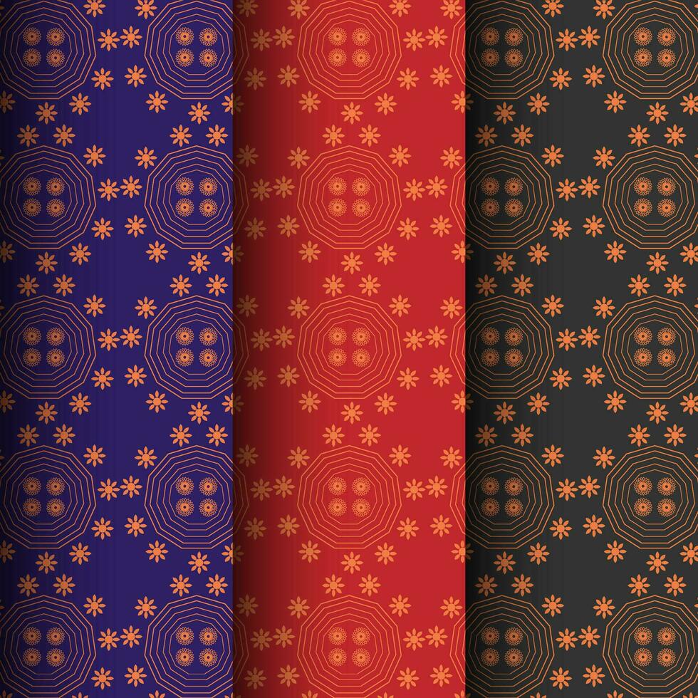 Abstract floral mandala pattern background vector