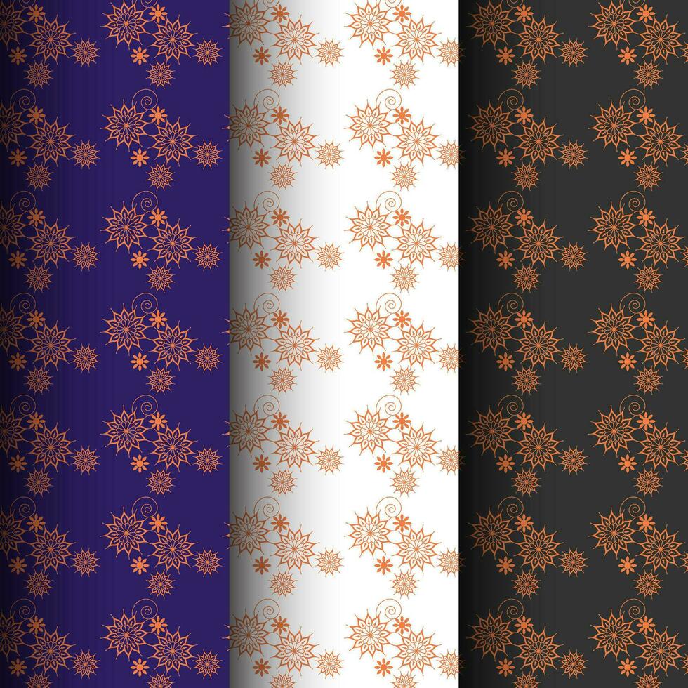 Abstract floral mandala pattern background vector