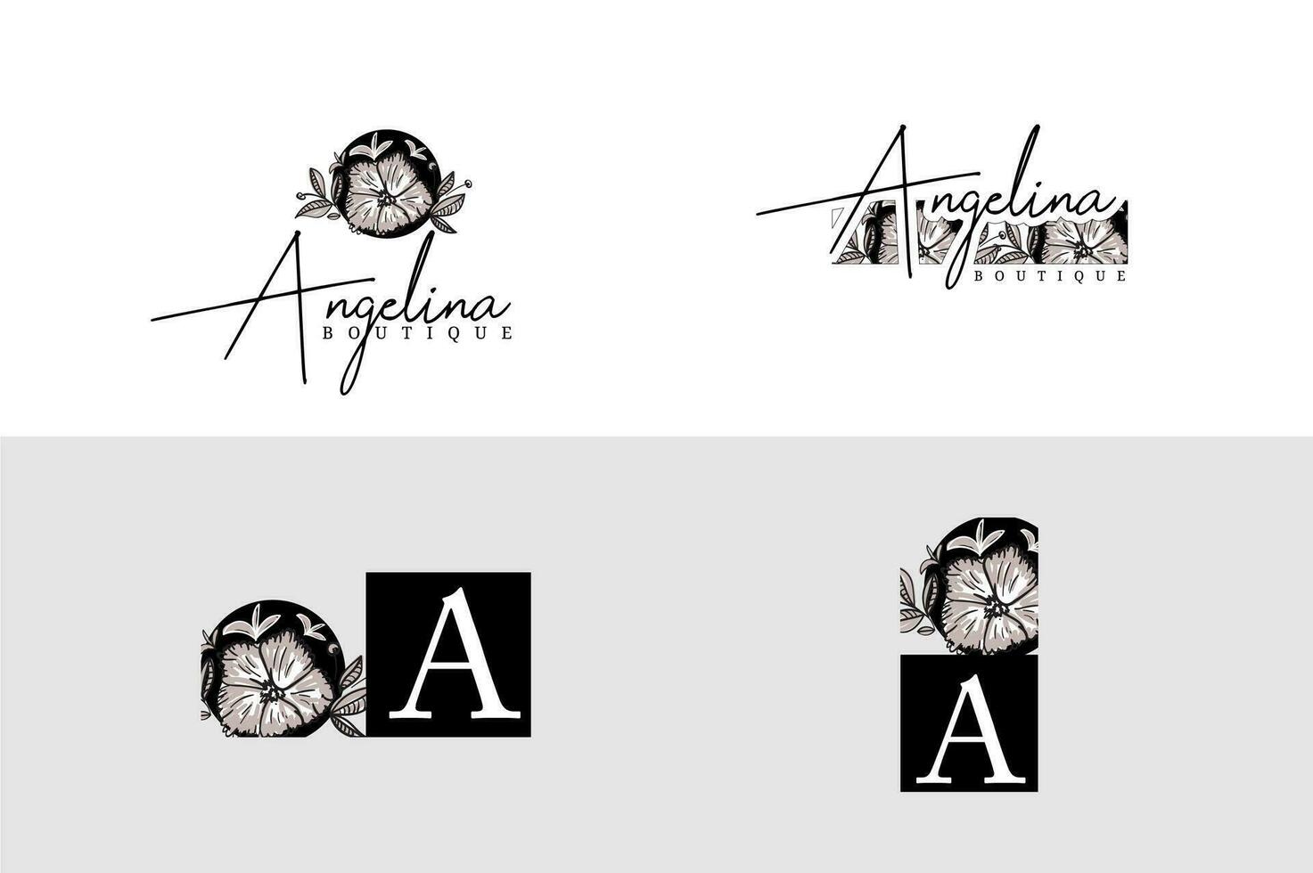 hand drawn beautiful vector logo graphic pack