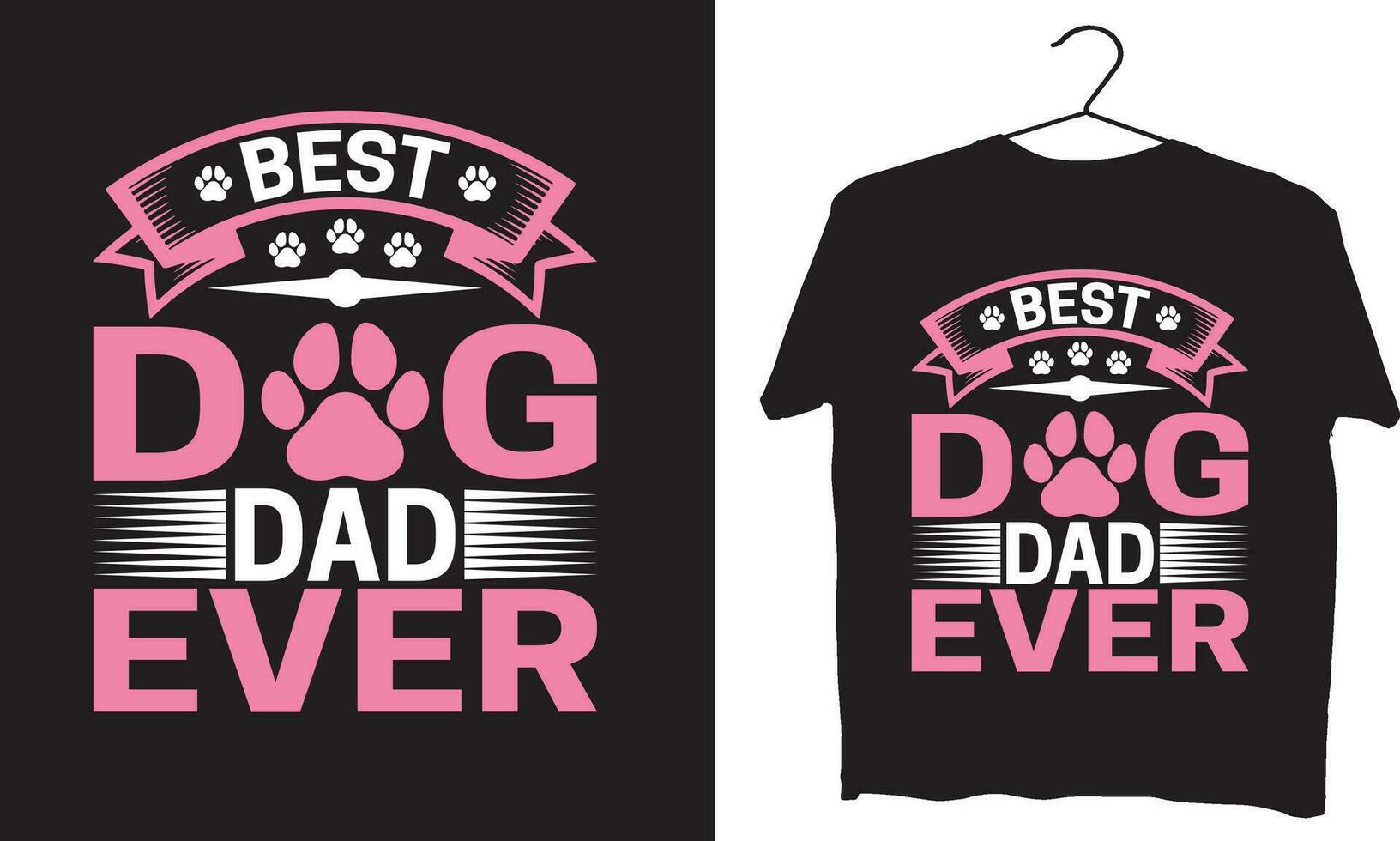 Best dog dad ever vector