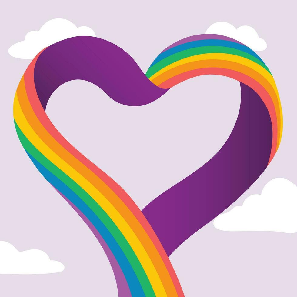 Lgbt flag colour community gay and lesbian vector