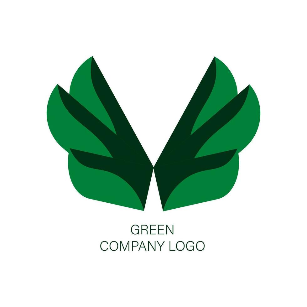 eco green company logo design ,vector illustration vector
