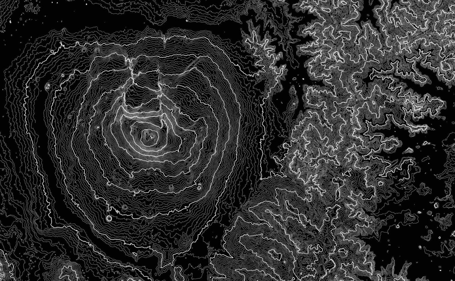 línea de topografía. montaña senderismo.oscuro topográfico mapa concepto con espacio para tu Copiar. 3d cartografía concepto antecedentes. mapa Bosquejo infografia.mundo mapa modelo. valores vector ilustración