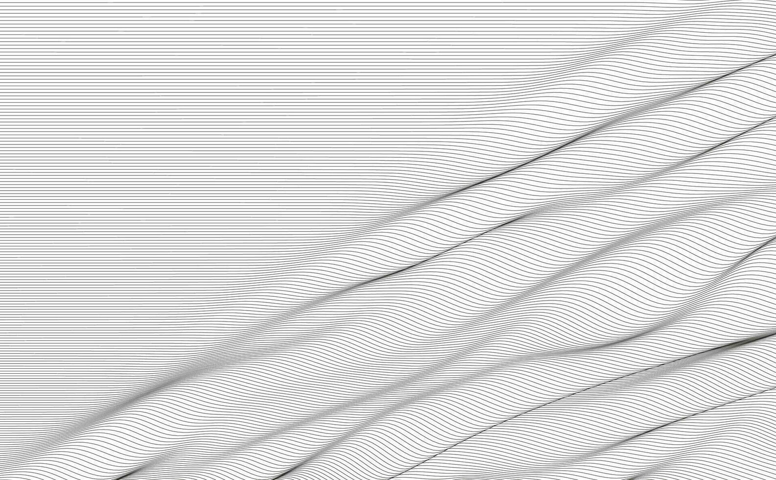 Abstract continuous lines drawing on white as background. Vector
