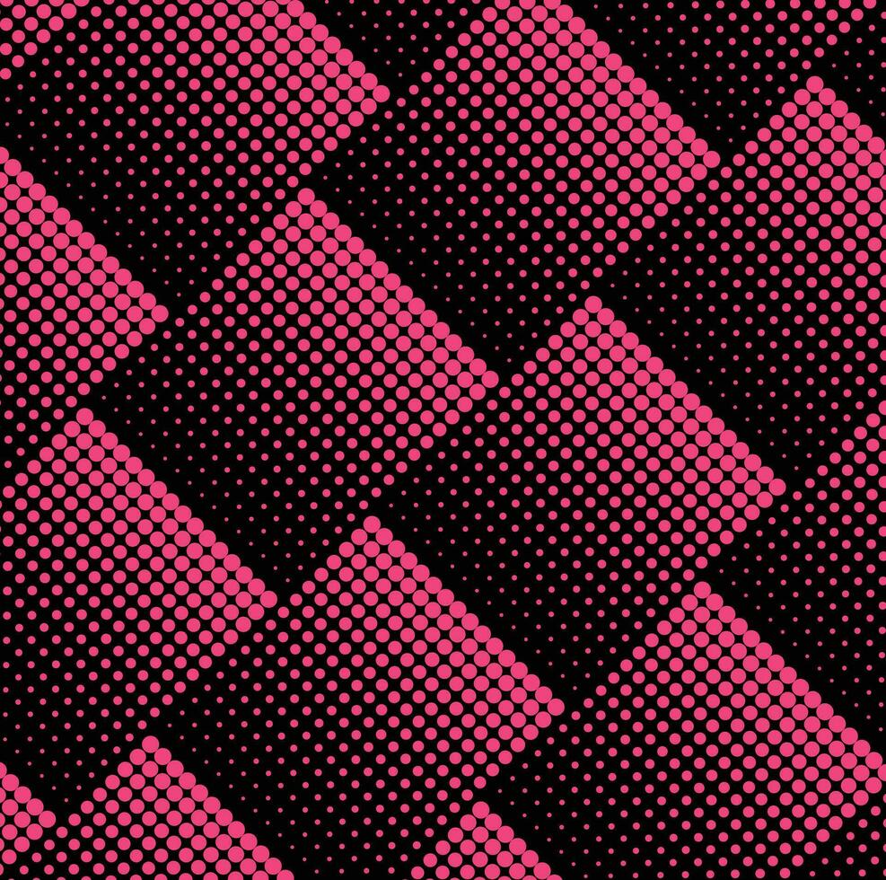 Vector geometric seamless pattern. Modern geometric background with dot waves.