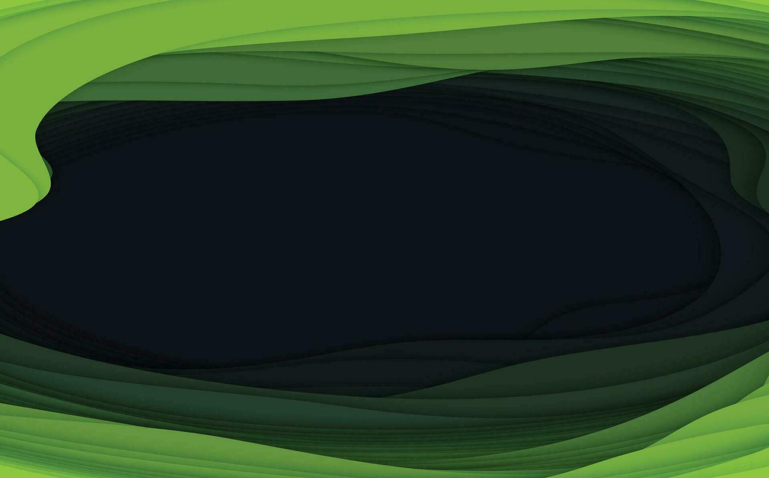 Green curve vector background for corporate concept, template, poster, brochure, website, flyer design. Vector illustration