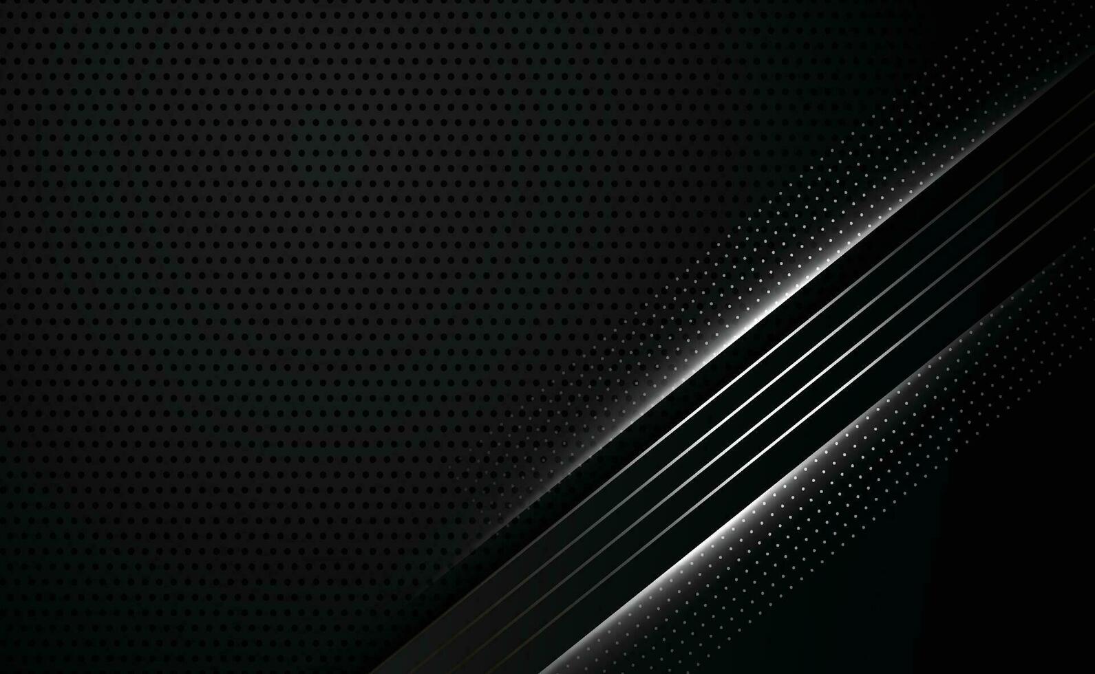 negro antecedentes con brillante diagonal líneas fondo de pantalla vector