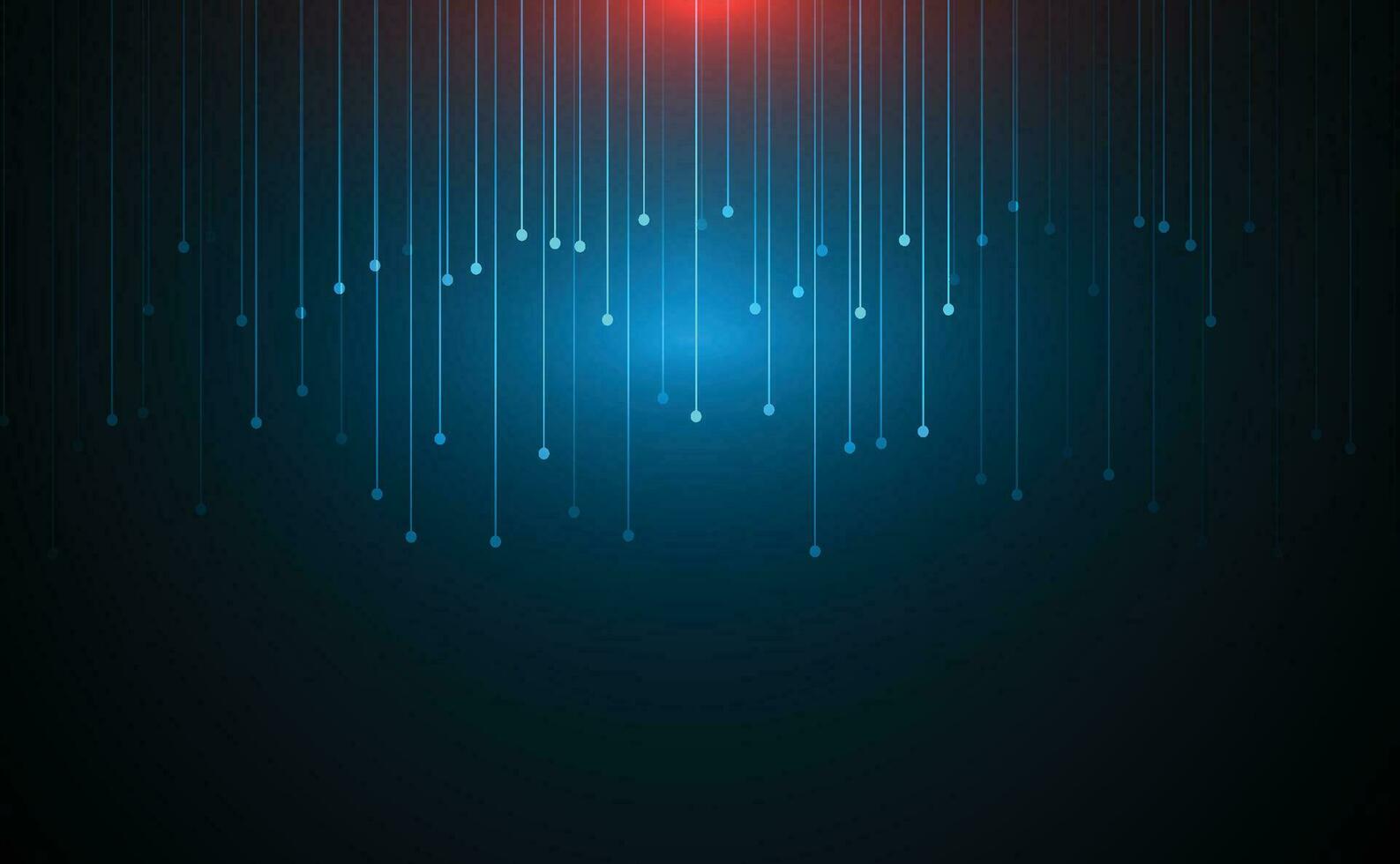 The intersection collision of luminous lines moving in opposite direction is suitable for speed and force sensing technology background. vector