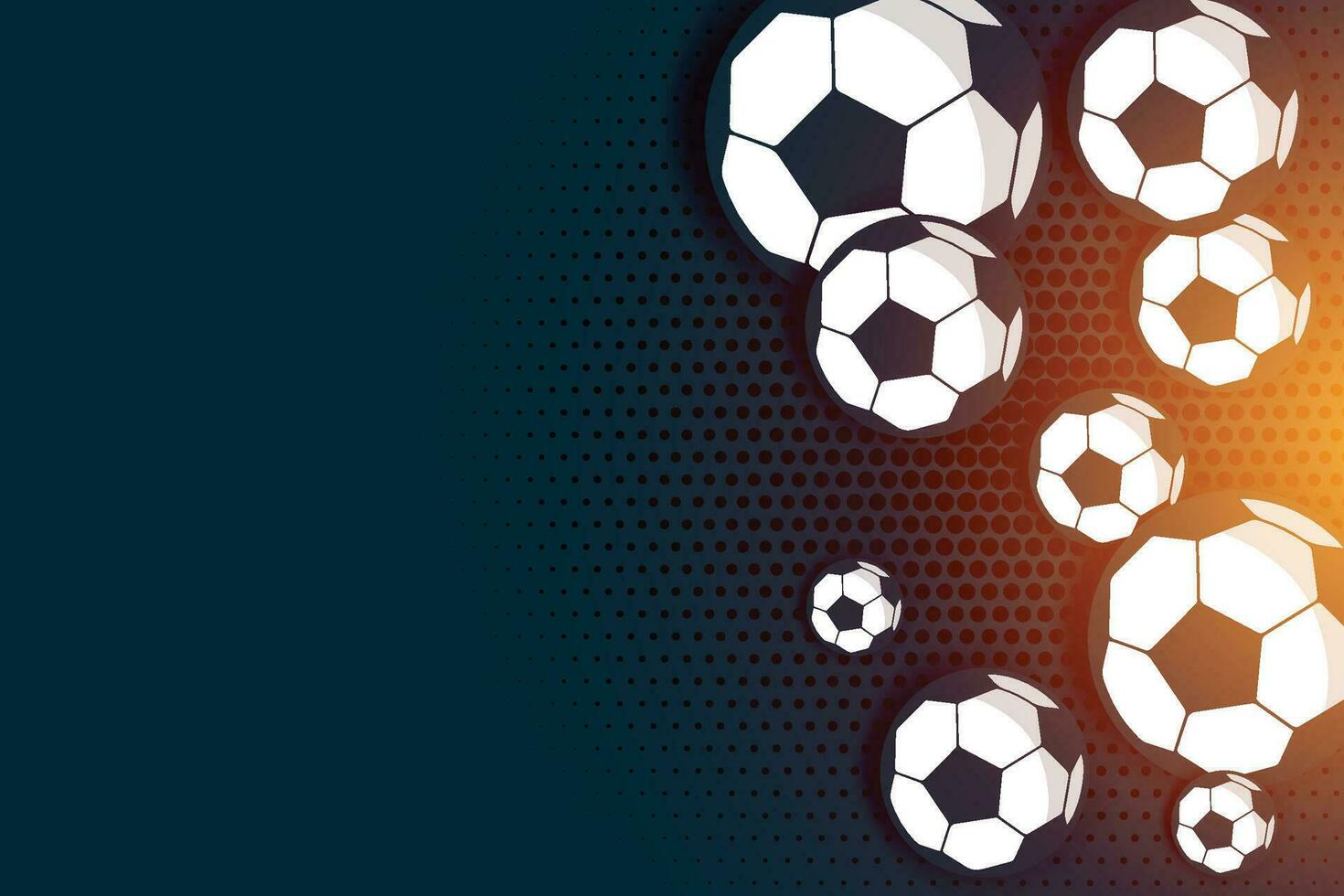 Football or soccer abstract background, vector