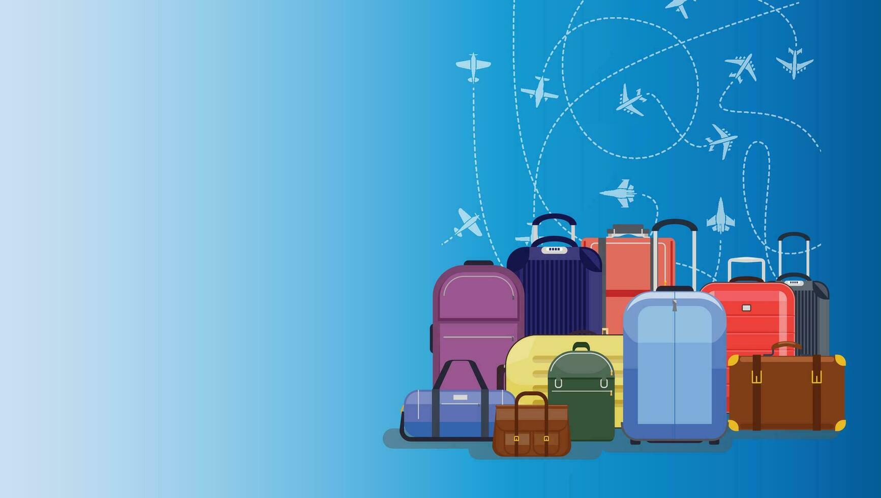 World tourism day, travel concept vector illustration