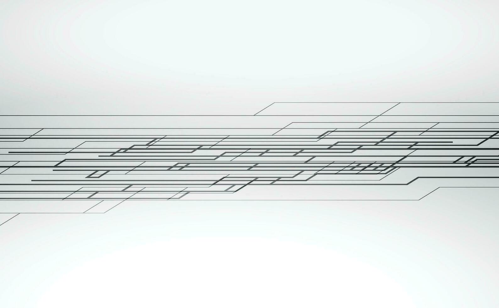 vector partícula grande datos visualización de matriz. 3d representación de ciberespacio y visual energía. computadora estructura análisis. Internet red y ciencia, tecnología antecedentes vector.