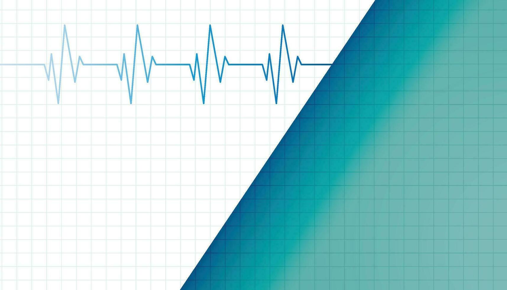 Heart beat neon vector illustration. Blue glowing neon heart pulse illustration.