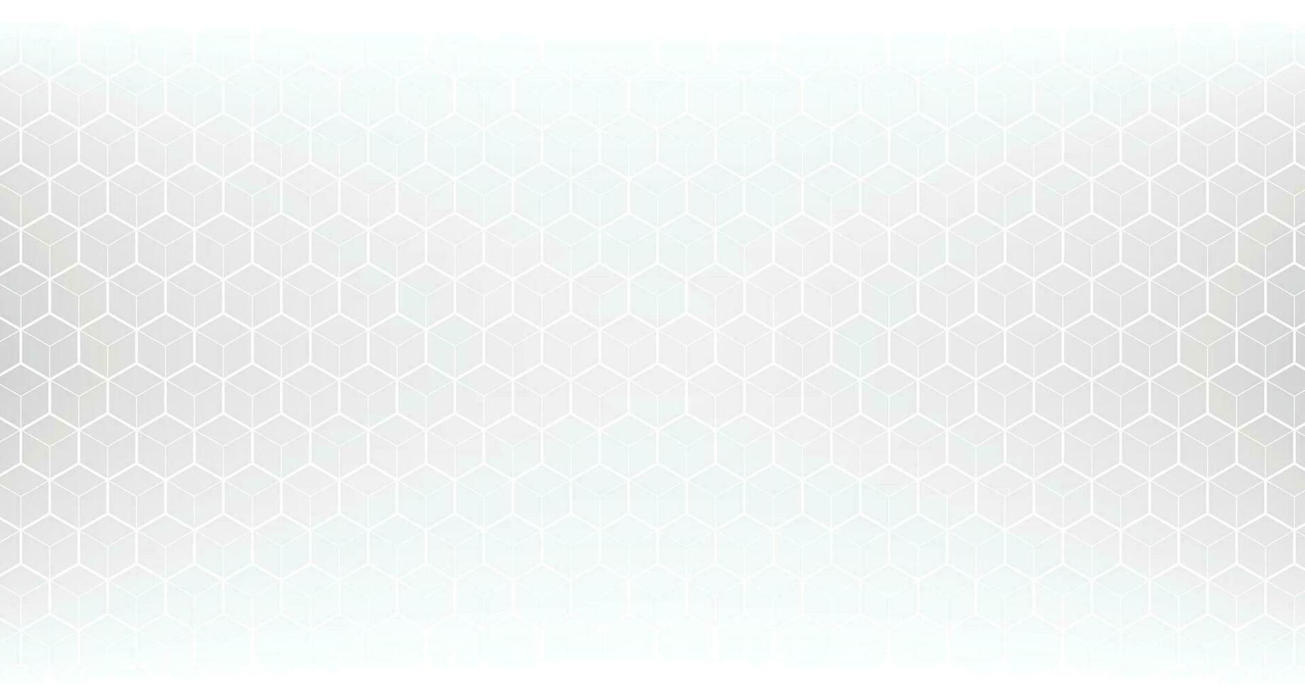 Abstract modern hexagon background. White and grey honey pattern geometric texture. Vector art illustration