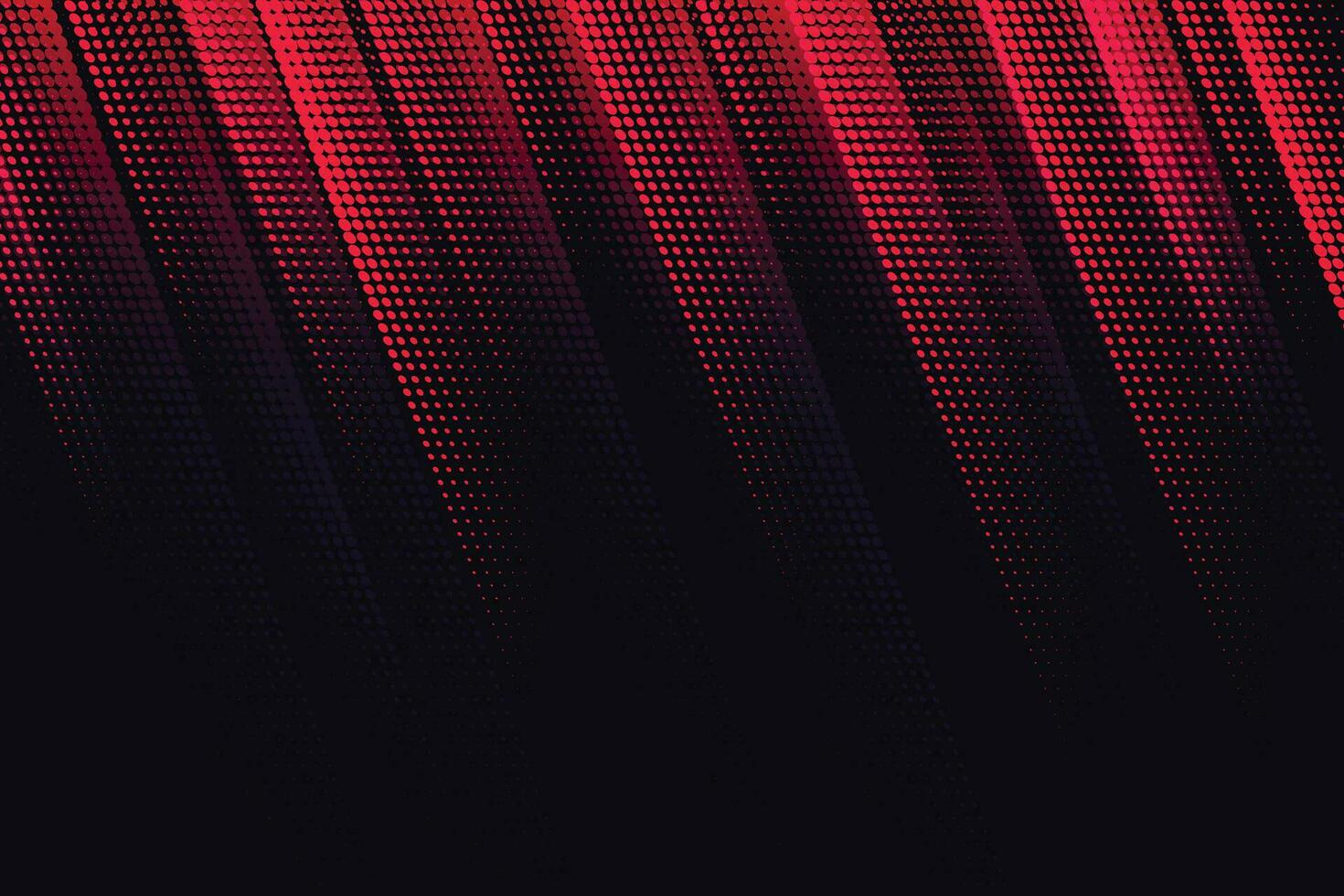 abstract halftone lines in red and black color vector