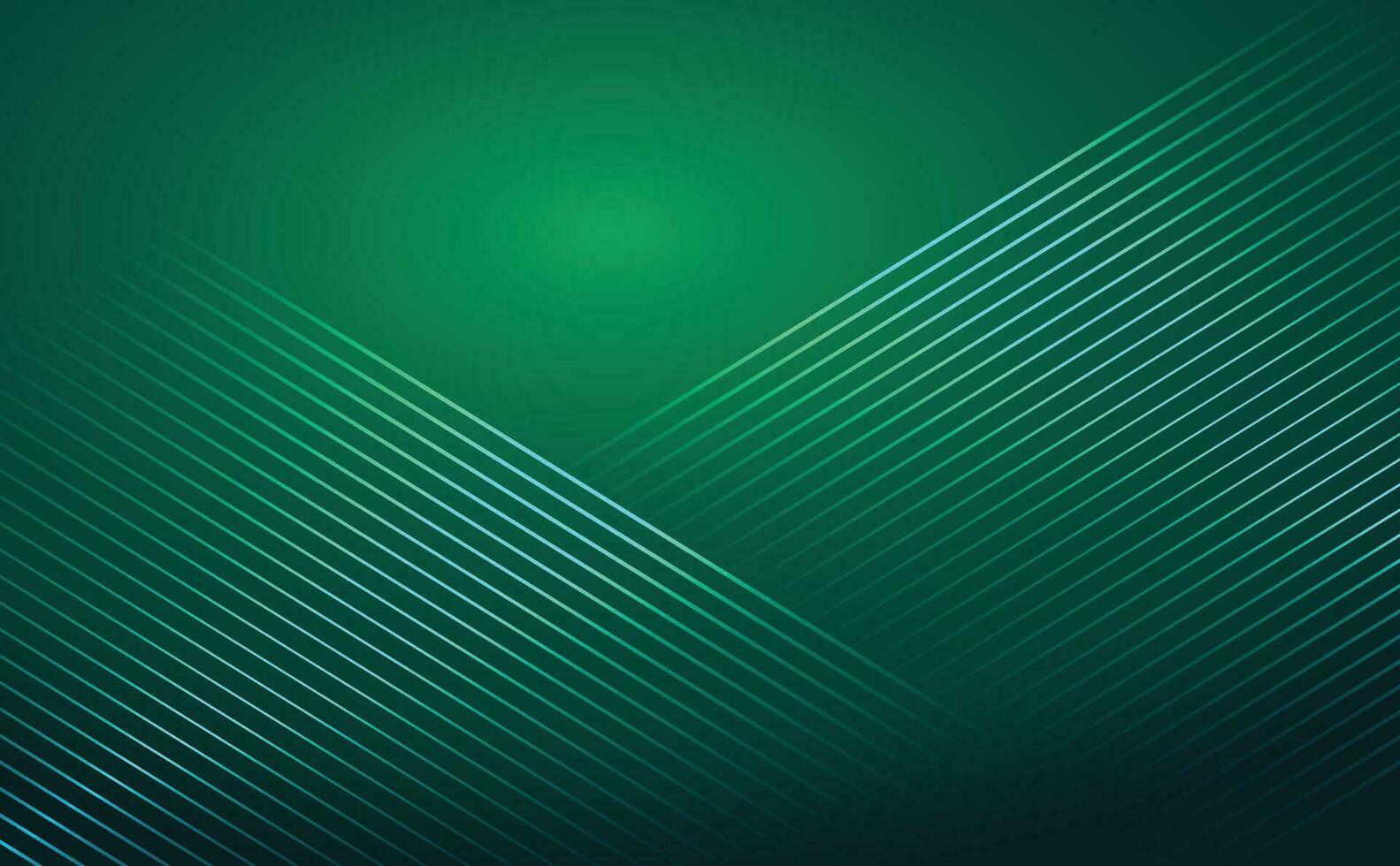 Abstract green background with lines vector