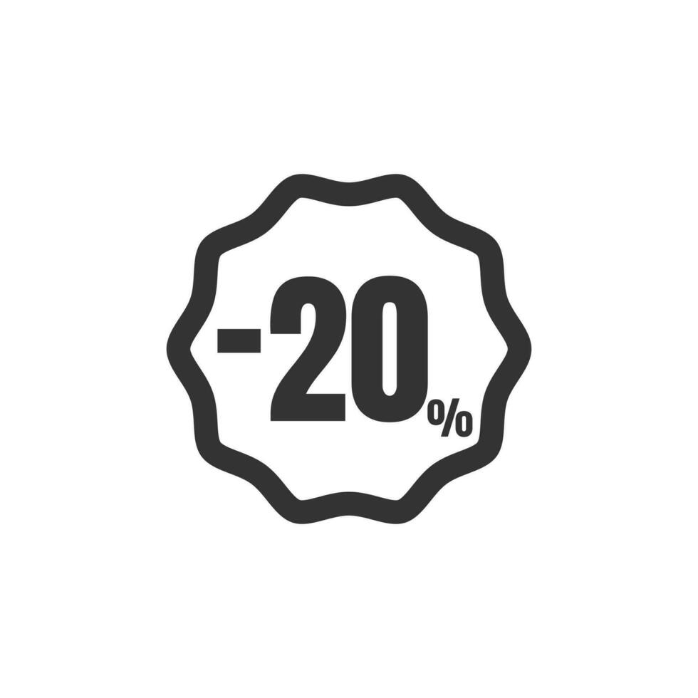 Sale discount icon. Special offer price signs vector