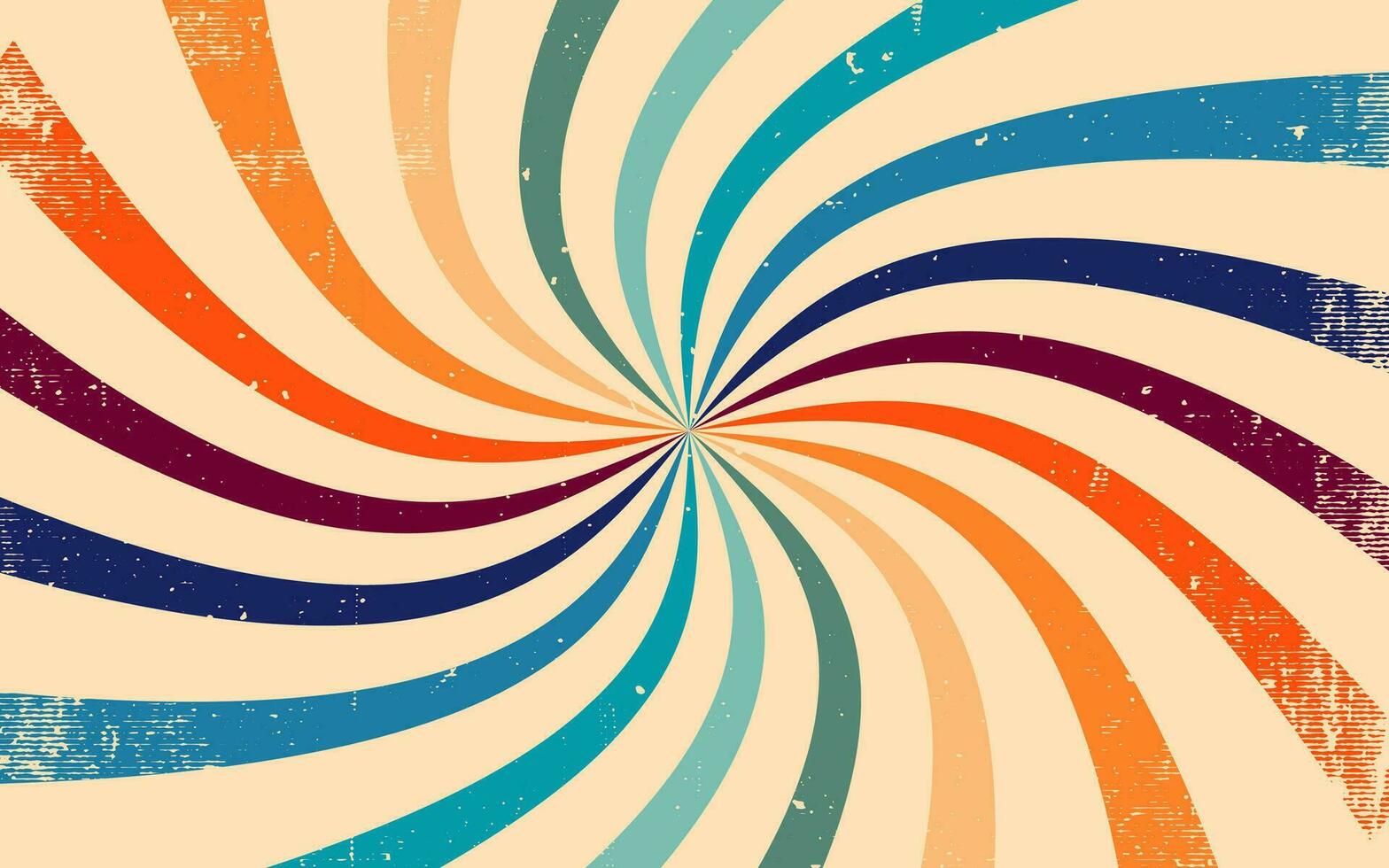 retro sunburst background vector