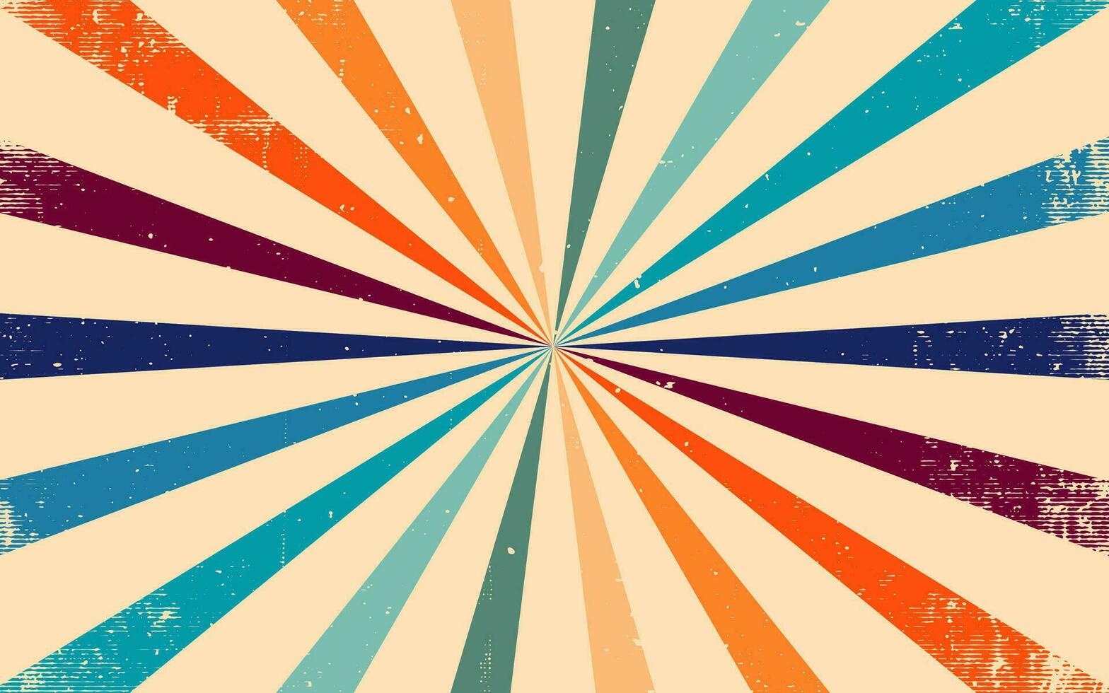 Sunburst retro background vector