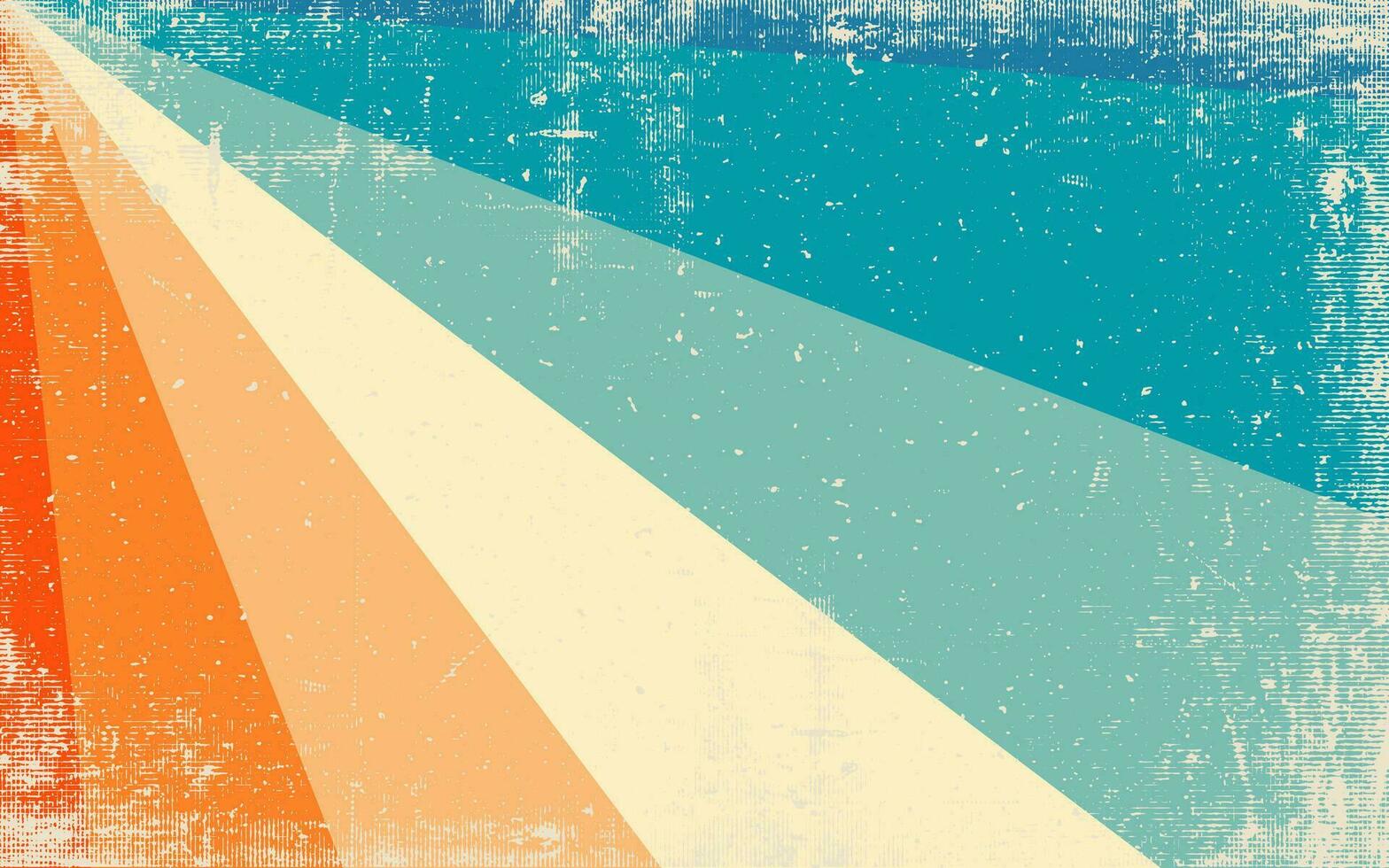 Vintage retro background with grunge texture vector