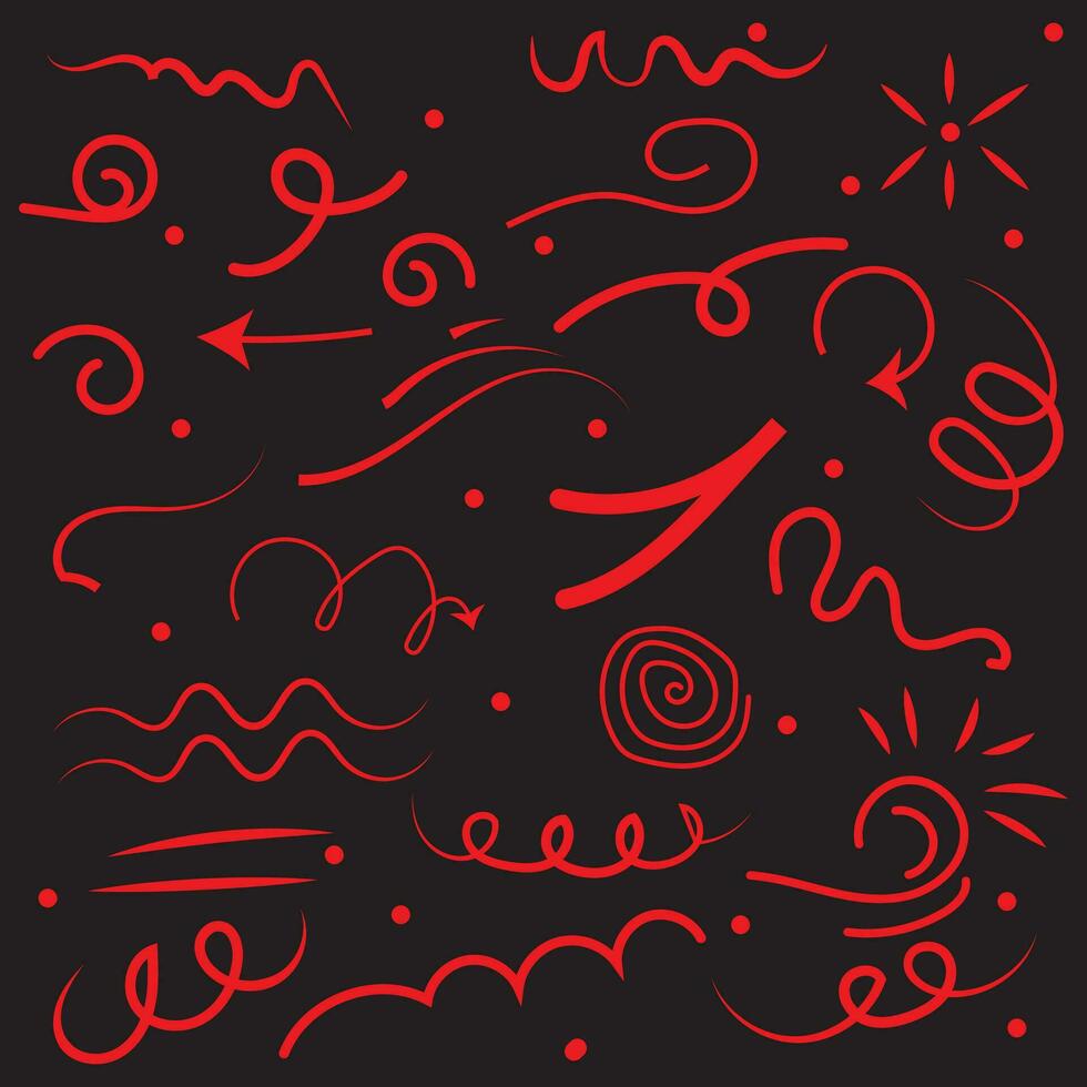 Fun colorful line doodle seamless pattern. Creative minimalist style art background for children or trendy design with basic shapes. Simple childish scribble backdrop.Print vector