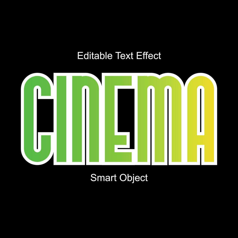 Cinema typography, t-shirt graphics vector
