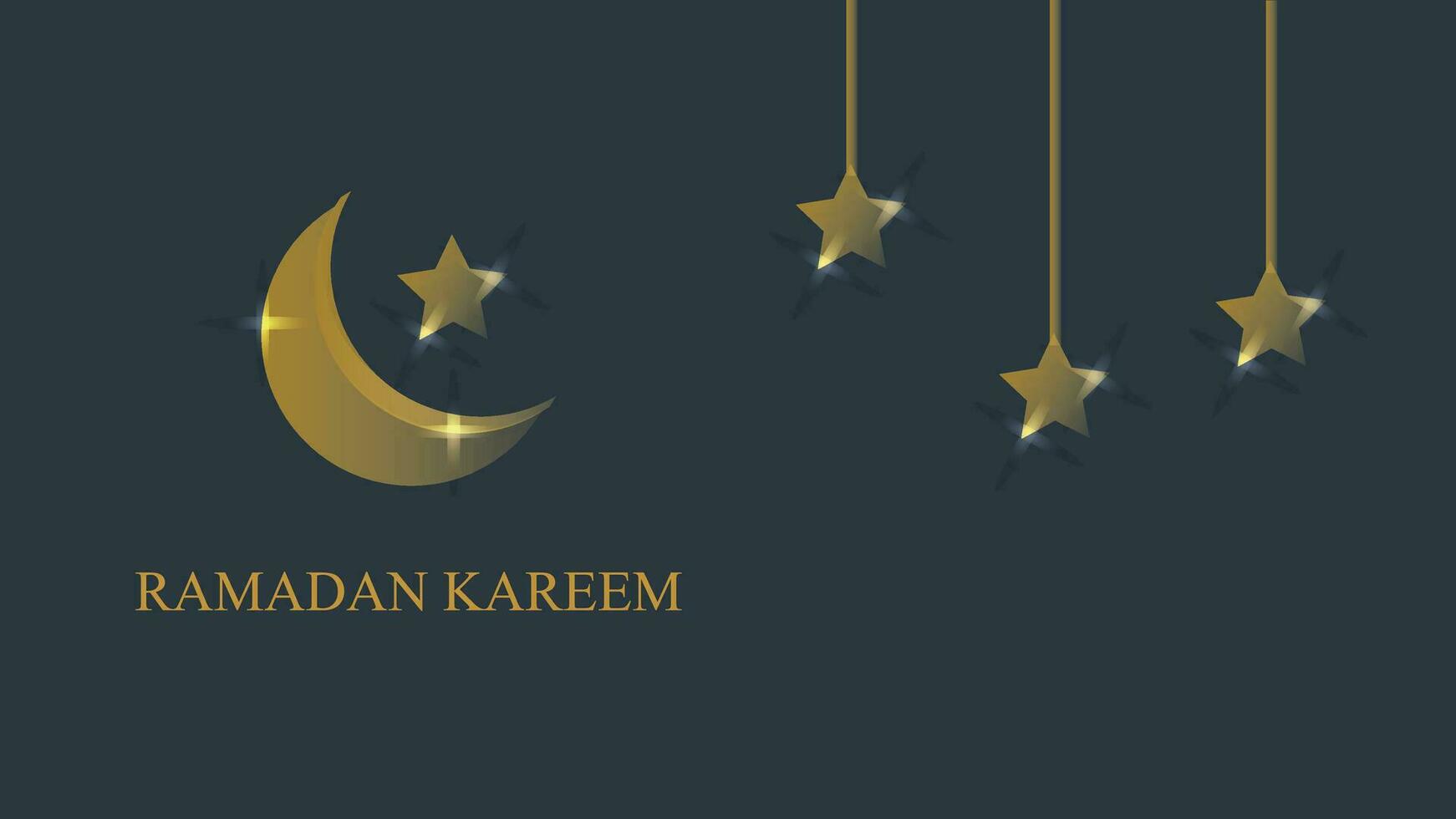 saludos de Ramadán - Ramadán kareem y Ramadán Mubarak vector