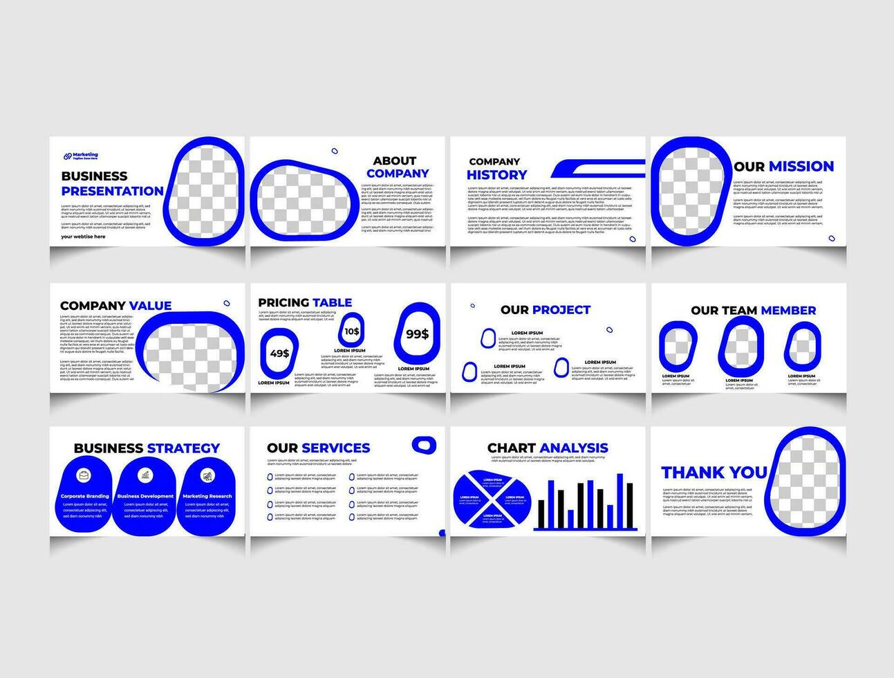 minimalista negocio PowerPoint presentación diapositivas modelo diseño. utilizar para presentación, fondo, sitio web control deslizante, publicidad, aterrizaje página, revista, anual informe, marketing, empresa perfil. vector