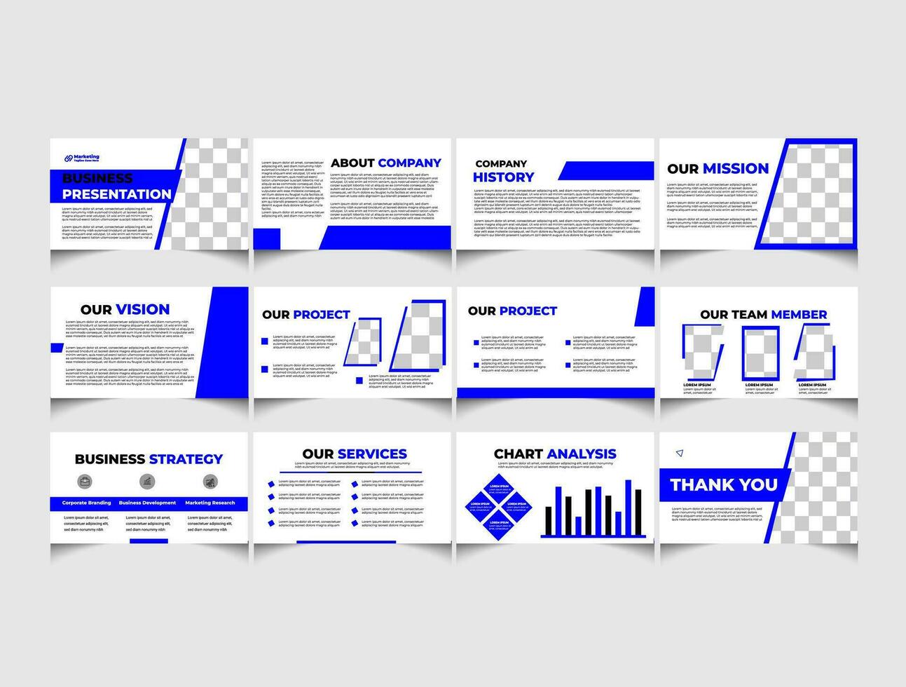 minimalista negocio PowerPoint presentación diapositivas modelo diseño. utilizar para presentación, fondo, sitio web control deslizante, publicidad, aterrizaje página, revista, anual informe, marketing, empresa perfil. vector