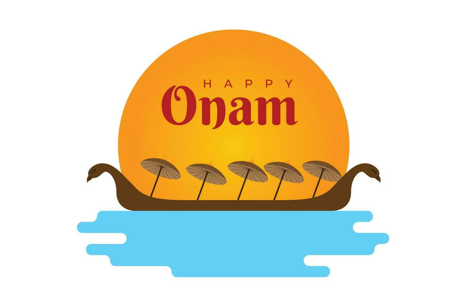 Indian festival Onam food culture the south Indian festival vector