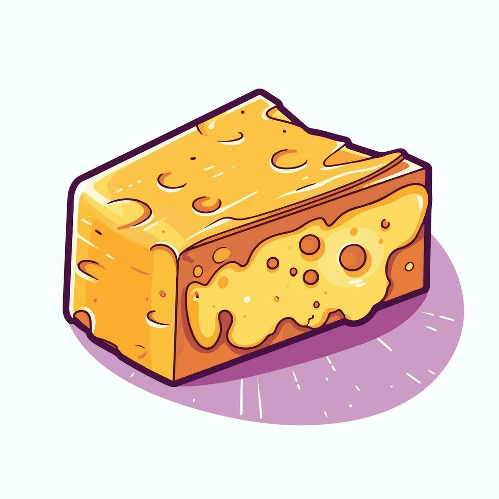 Cheese varieties. illustration design vector icon.