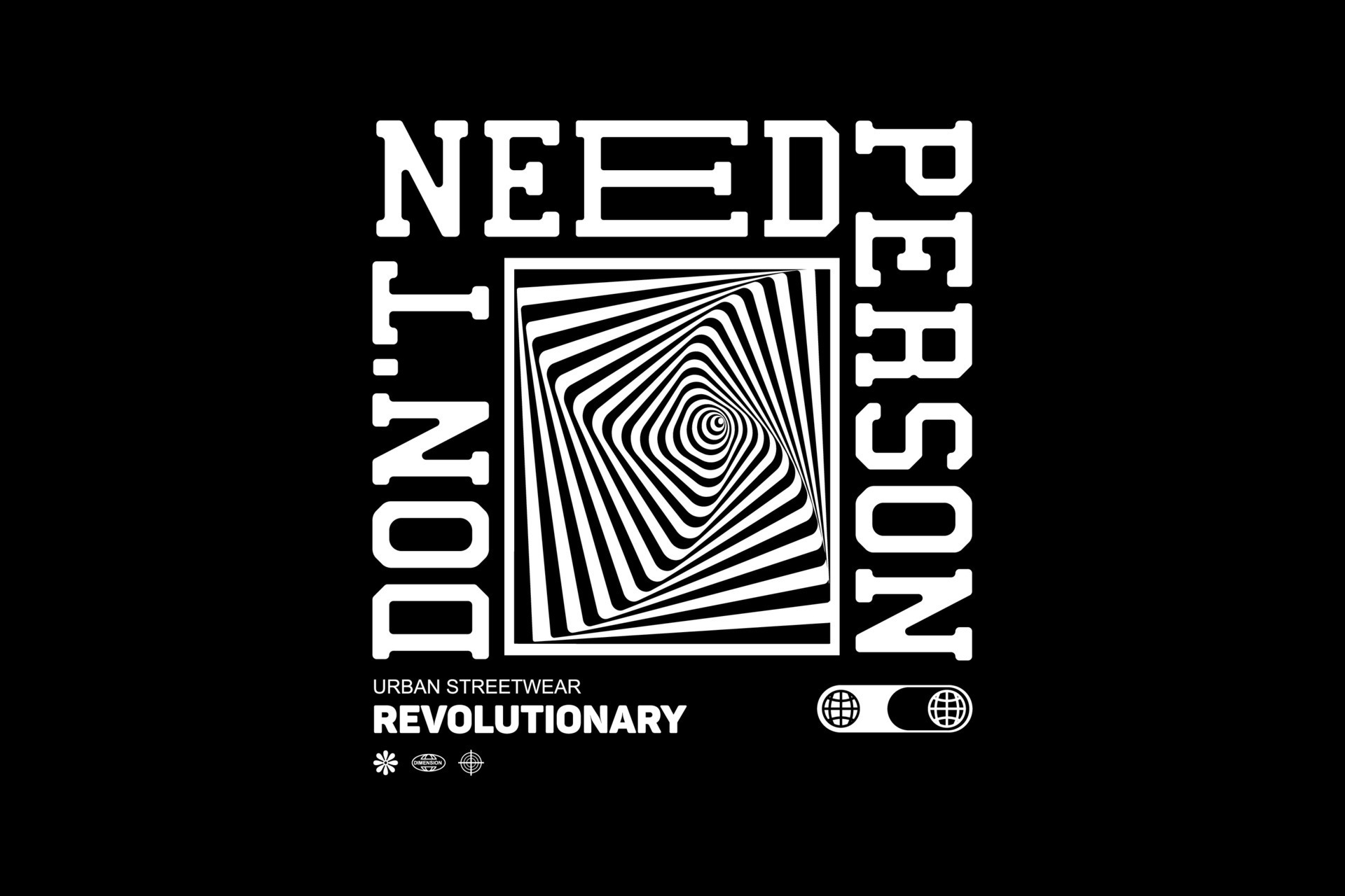 Streetwear Modern apparel graphic design vector tee 25877556 Vector Art