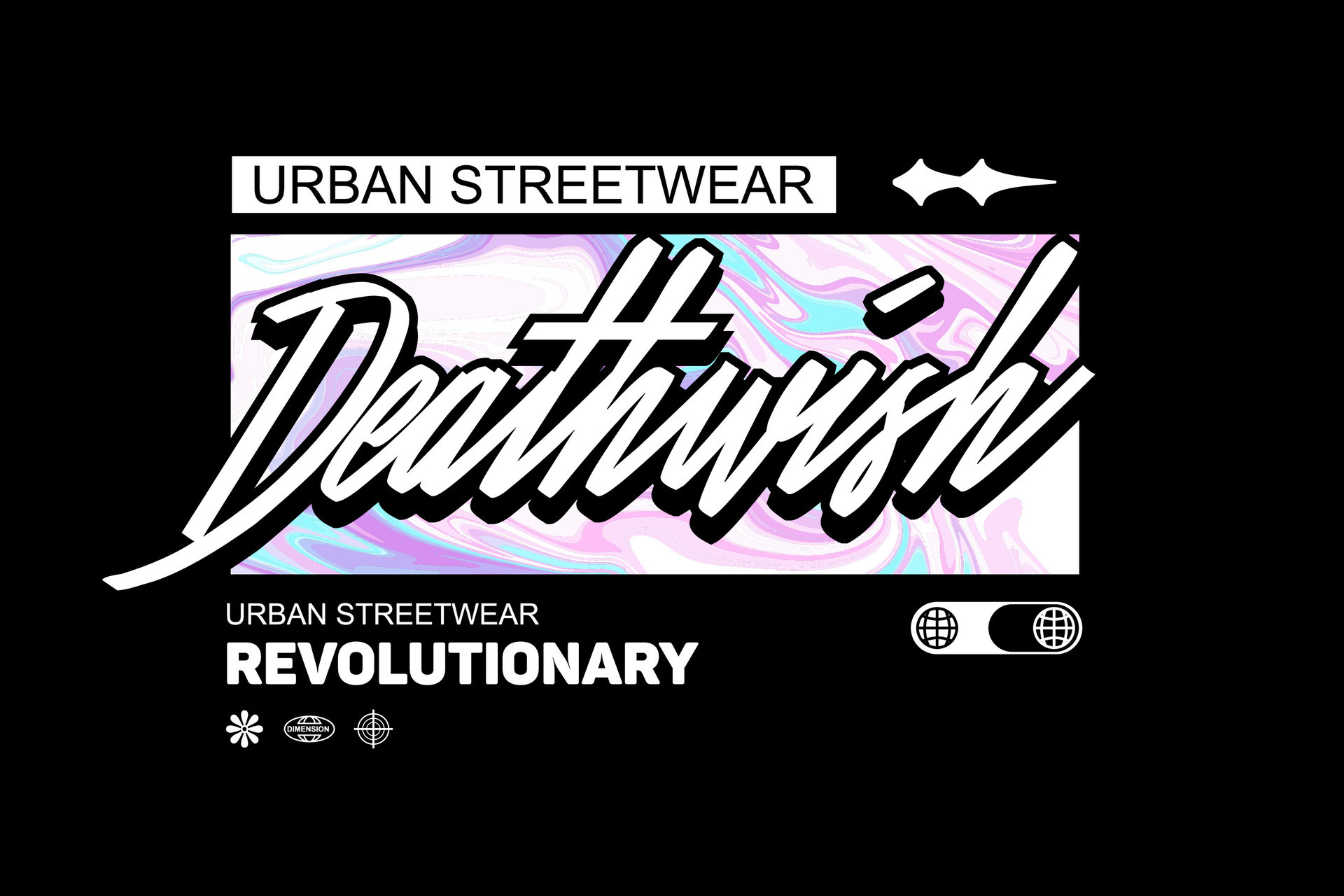 Streetwear Modern apparel graphic design vector tee 25877575 Vector Art
