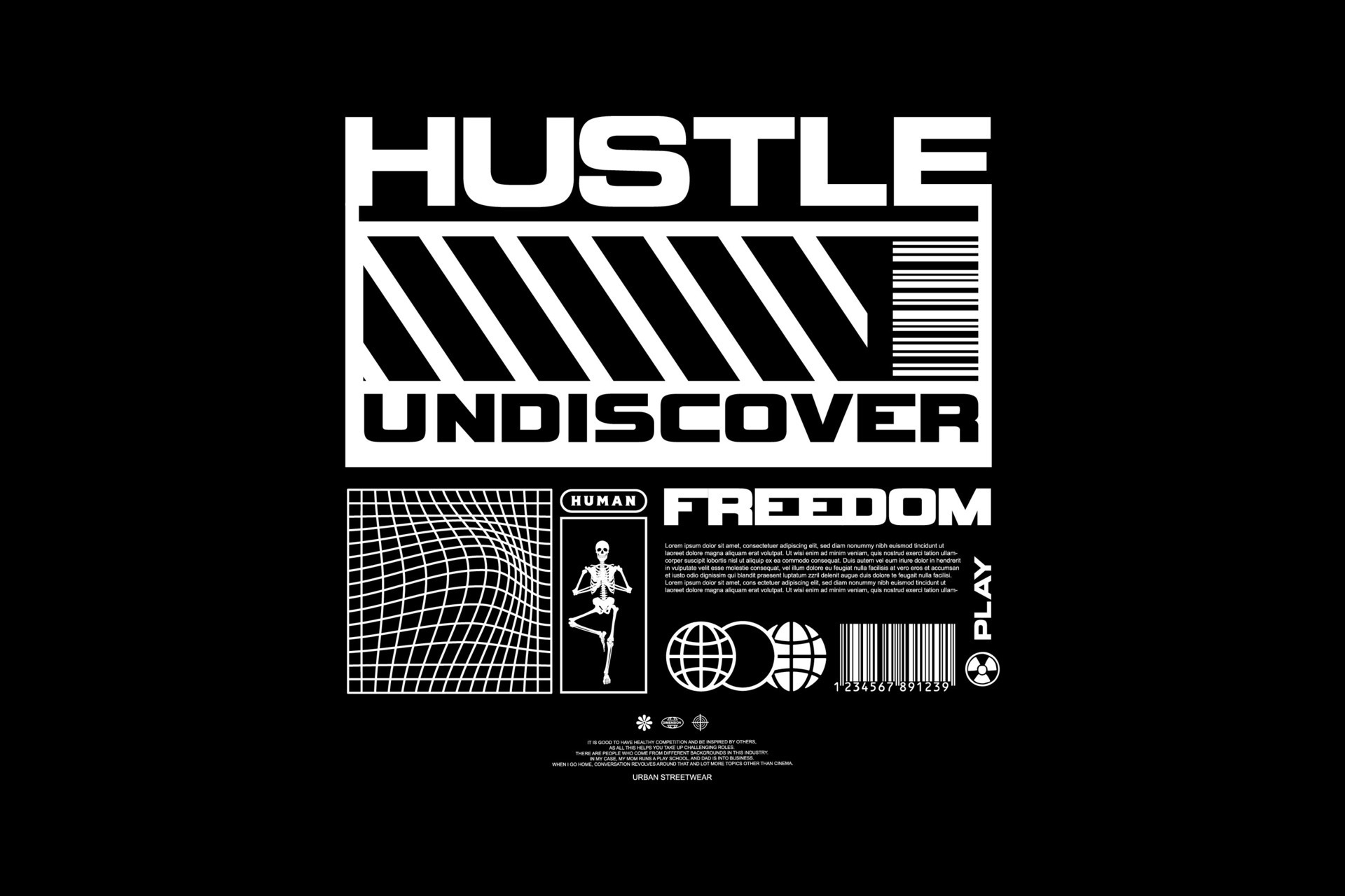 Streetwear Modern apparel graphic design vector tee 25877587 Vector Art